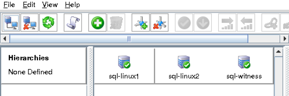 SQL貴節點綠色