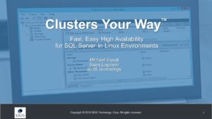 การสัมมนาผ่านเว็บ: SQL Server ที่มีความพร้อมใช้งานสูงบน Linux