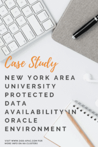New York Area University Protected Data Availability In Oracle Environment