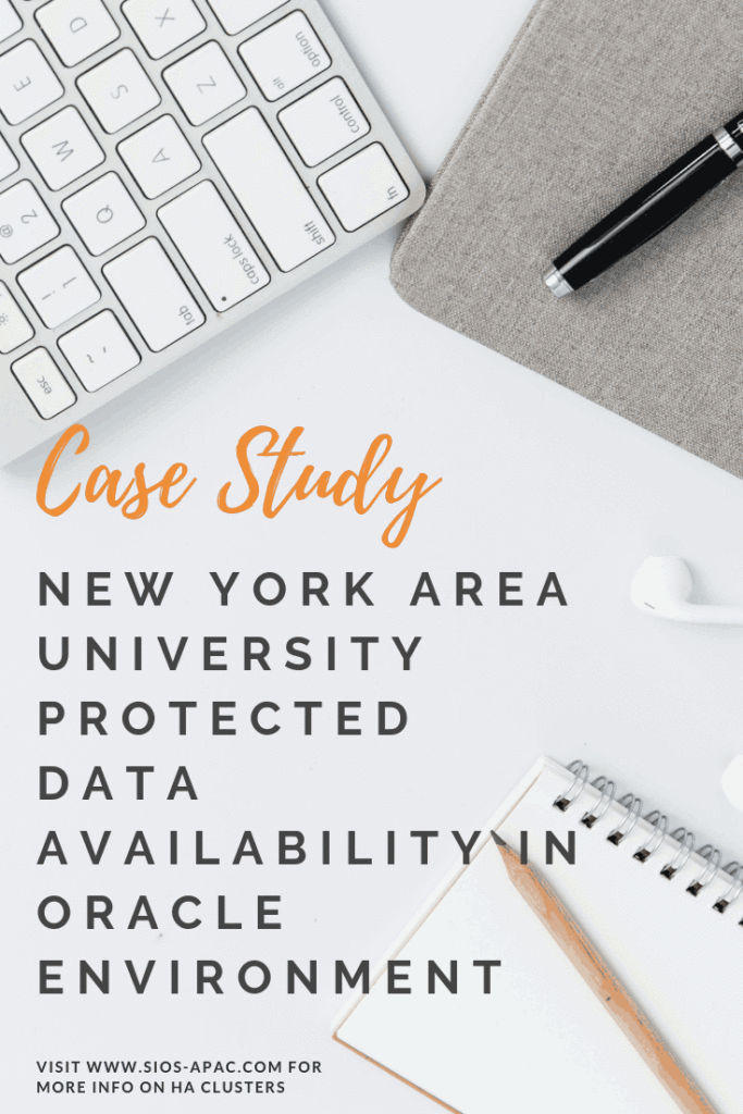뉴욕 지역 대학, Oracle 환경에서 데이터 가용성 보호