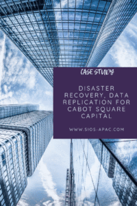 Disaster Recovery Data Replication For Cabot Square Capital