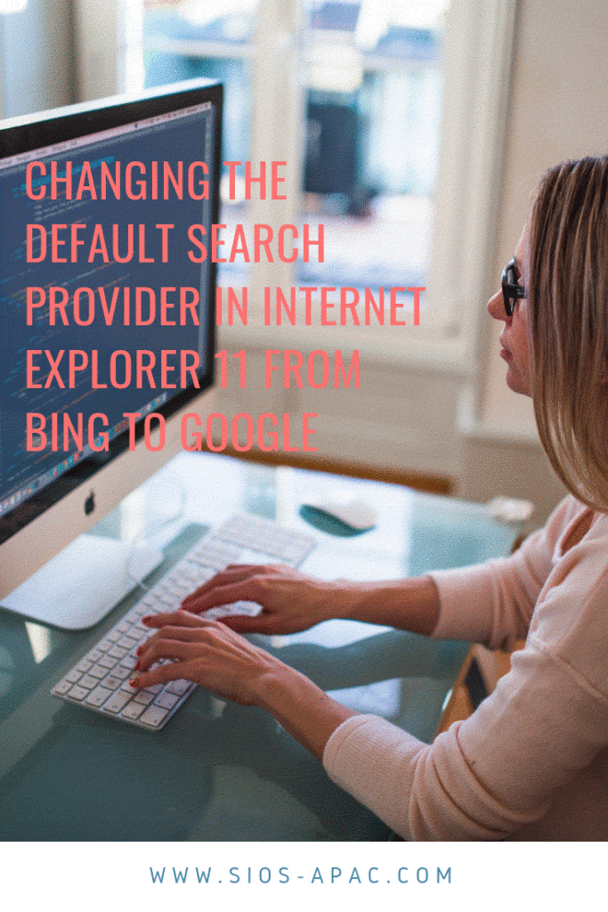 Changing The Default Search Provider In Internet Explorer 11 From Bing to Google #IE11 #GOOGLE #BING