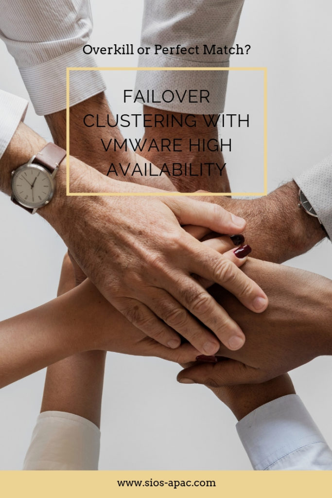 Failover Clustering with VMware High Availability