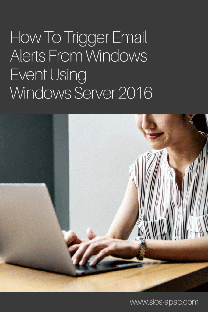 Windows Server 2016을 사용하여 Windows 이벤트에서 전자 메일 경고 트리거