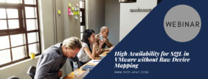 High Availability for SQL in VMware without Raw Device Mapping