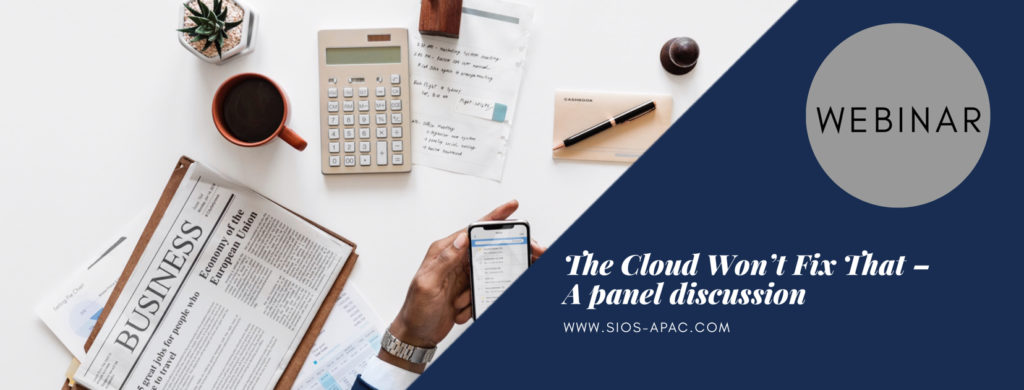 The Cloud Wont Fix That – A panel discussion