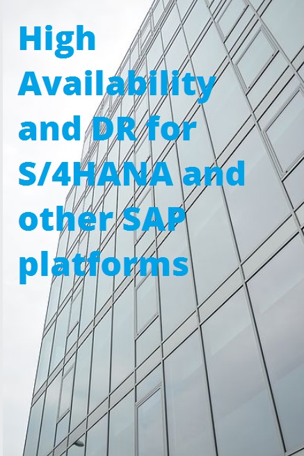 S/4HANA 및 기타 SAP 플랫폼을 위한 고가용성 및 DR