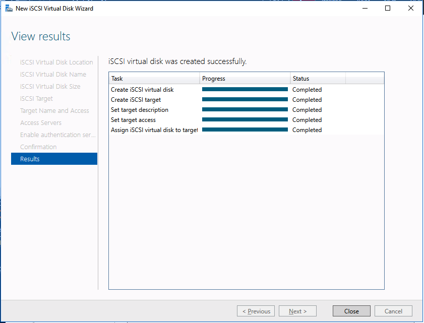 ทีละขั้นตอน: เซิร์ฟเวอร์เป้าหมาย ISCSI ใน Azure