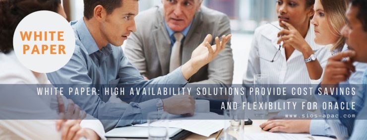 White Paper High Availability Solutions Provide Cost Savings and Flexibility for Oracle